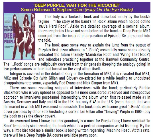 Deep Purple Wait For The Ricochet review