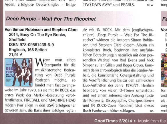 Goodtimes magazine, Germany, Feb 2014 issue